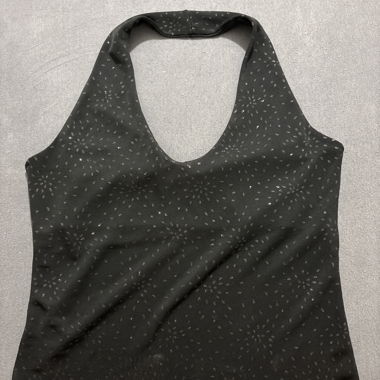 Black Backless Top