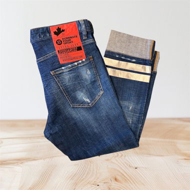 Jeans Dsquared2 con risvolto