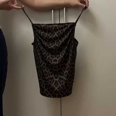 Leopard Print Mini Kleid