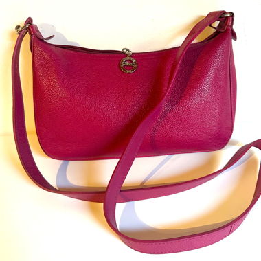 Longchamp Raspberry Crossbody Bag - Le Foulonné.