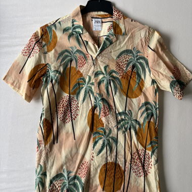 Zara Palm Print Shirt