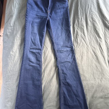 Blue Flared Jeans