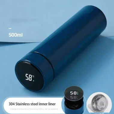 Bottiglia 500 ml con indicatore digitale della temperatura