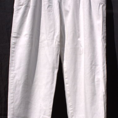 White denim jeans