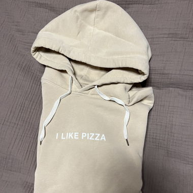 Felpa LaserLuca MERCH - Mi piace la pizza