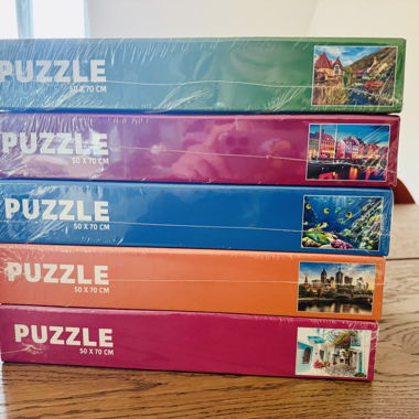 Puzzle Set x 5, New & Unopened