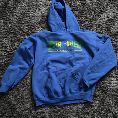 Sweat à capuche Thrasher bleu (édition limitée)