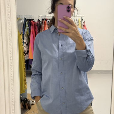 S Max Mara light blue oversize shirt 36/38