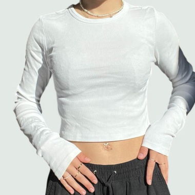 longsleeve weiss