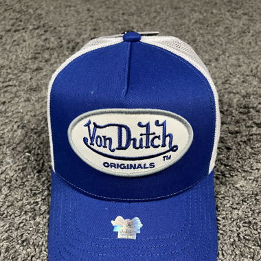 Casquette Von Dutch Trucker Boston Bleu