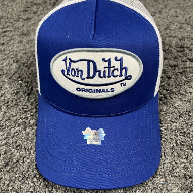 Casquette Von Dutch Trucker Boston Bleu