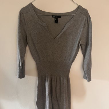 Robe en laine grise MNG