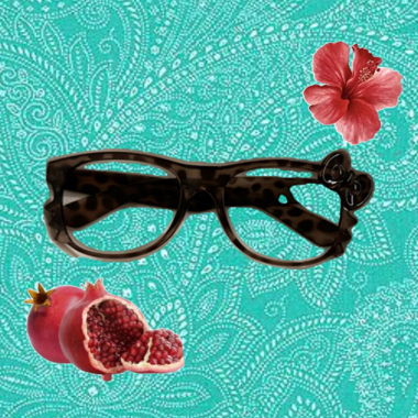 Leopard Hello Kitty Brille