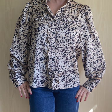 Blusa floreale Mango