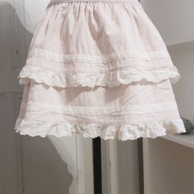 Pink Ruffled Skirt