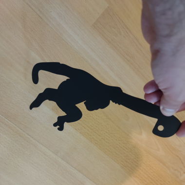 Lustiger Affenbananenhalter