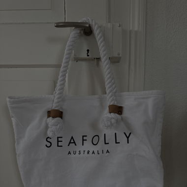 SEAFOLLY WHITE BEACHTOTE