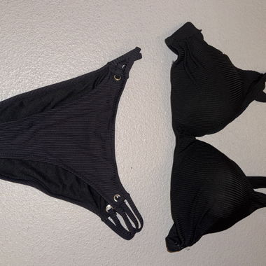 Costume da bagno nero 2 pezzi