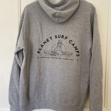 Felpa grigia Planet Surf Camps