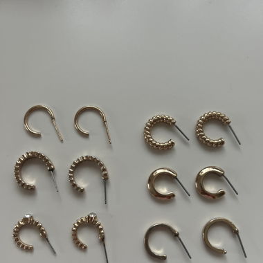 6er Set Ohrringe