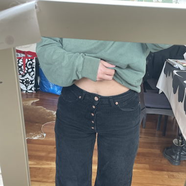 Kord wide leg Hose