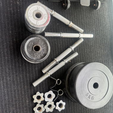 Dumbbell weight set