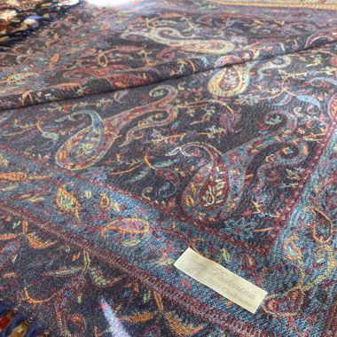 Multicolor oriental cashmere scarf bohoo Style 