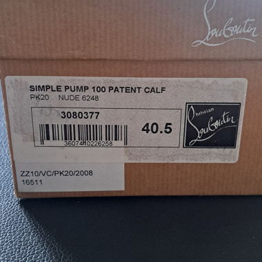 Escarpins Christian Louboutin nude
