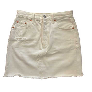 Gonna di jeans Levi's bianca