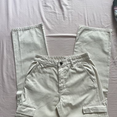 cream cargo pants 