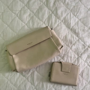 vintage clutch bag + wallet 