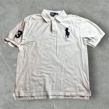 White polo ralph lauren polo shirt
