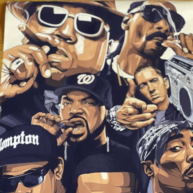 Leinwandbild „Hip Hop Legend“