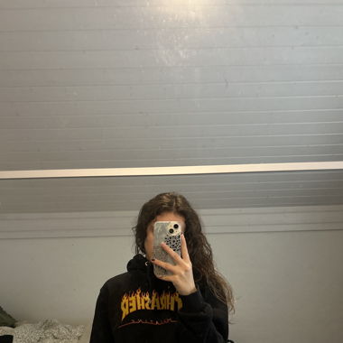 Thrasher Croped Hoodie