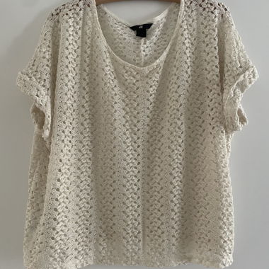 H&M Spitzenbluse XS