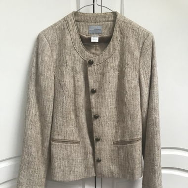 beige Jacke