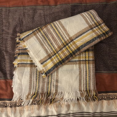 Checked Scarf