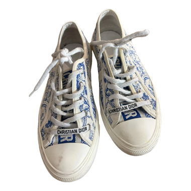 Sneaker Walk N Dior Toile De Jouy bianche