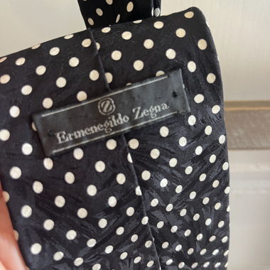 Polka-Dot-Seidenkrawatte - Ermenegildo Zegna