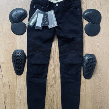 UGLYBROS - Twiggy-K Women’s Motorcycle Jeans black