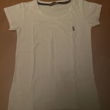 Weisses Polo-T-Shirt Ralph Lauren