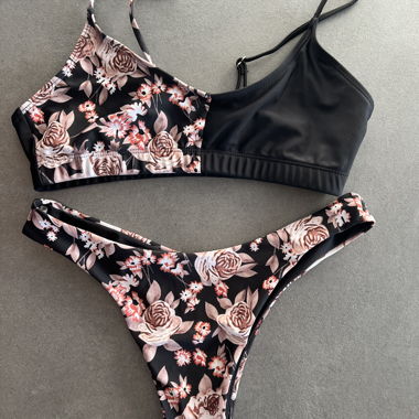 Bikini à motif floral
