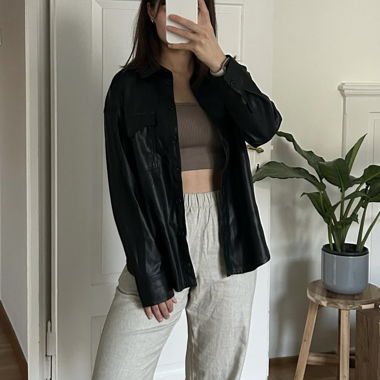 Veste en cuir