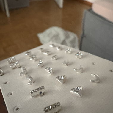 Ohrringe Set NEU silberfarben