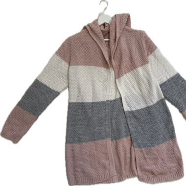 Lässige Strickjacke mit Kapuze von H&M
