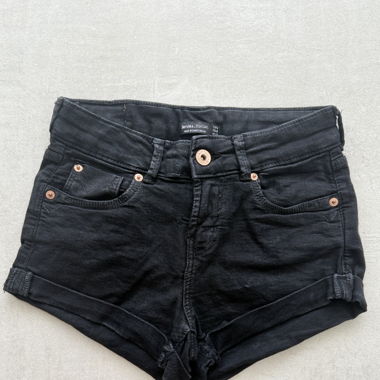 Shorts Jeans Bershka 34 nero