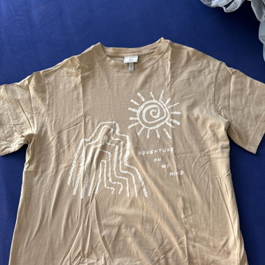 Beige Graphic T-Shirt