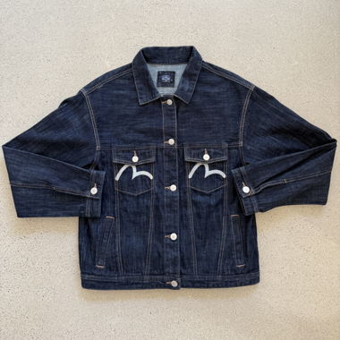 Veste en jean EVISU vintage taille S, époque Y2K