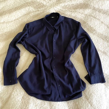 Camicia blu scuro