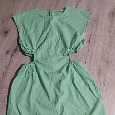 Vestito verde acuqa